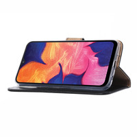 Bookcase Samsung Galaxy A10 hoesje - Zwart