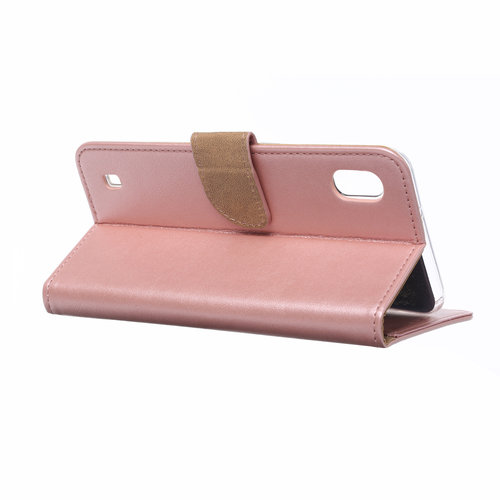 Bookcase Samsung Galaxy A10 hoesje - Rosé Goud