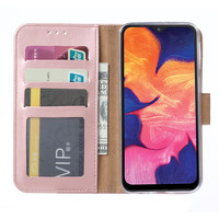 Bookcase Samsung Galaxy A10 hoesje - Rosé Goud