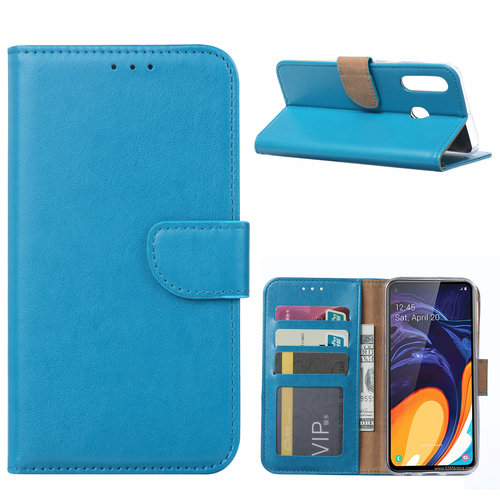 Bookcase Samsung Galaxy A60 hoesje - Blauw