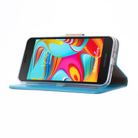 Bookcase Samsung Galaxy A2 Core hoesje - Blauw