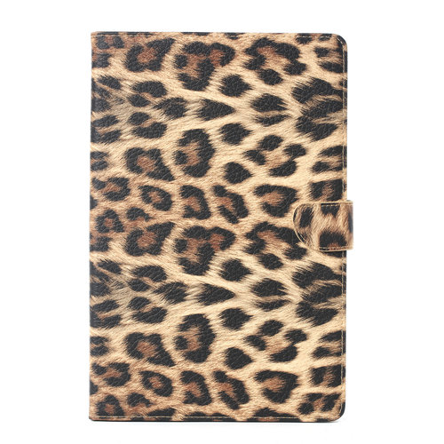 Panter print lederen standaard hoes voor de Samsung Galaxy Tab S5e (10.5 inch)