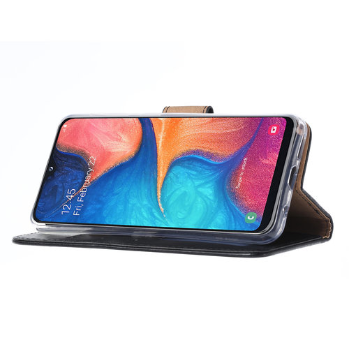 Bookcase Samsung Galaxy A20e hoesje - Zwart