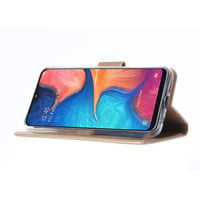 Bookcase Samsung Galaxy A20e hoesje - Goud
