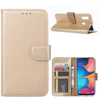 Bookcase Samsung Galaxy A20e hoesje - Goud