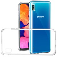 Samsung Galaxy A10 siliconen (gel) achterkant hoesje - Transparant