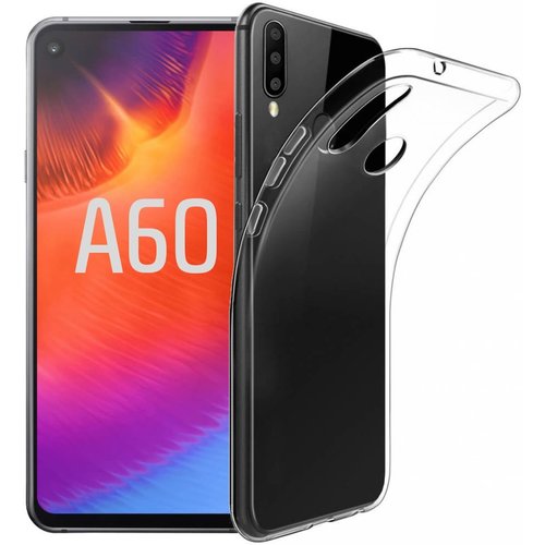 Samsung Galaxy A60 siliconen (gel) achterkant hoesje - Transparant