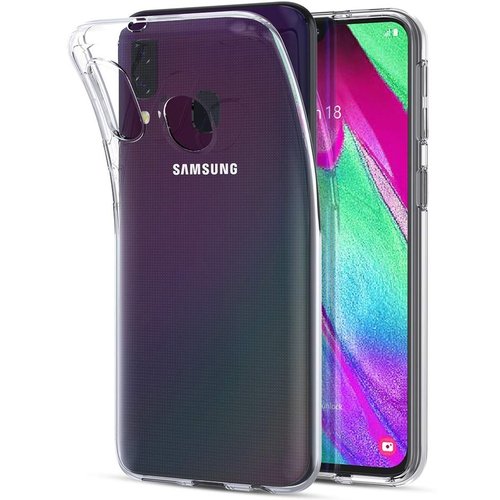 Samsung Galaxy A60 siliconen (gel) achterkant hoesje - Transparant