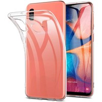 Samsung Galaxy A20e siliconen (gel) achterkant hoesje - Transparant