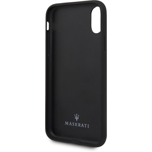 Maserati Originele GranSport GT Carbon Hardcase Back Cover Hoesje voor de Apple iPhone X / XS - Zwart