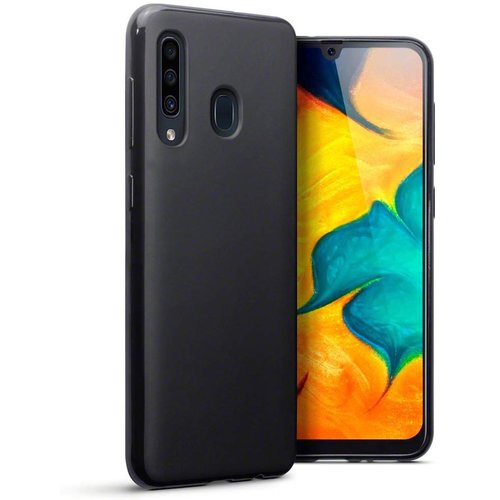 Samsung Galaxy A60 siliconen (gel) achterkant hoesje - Zwart