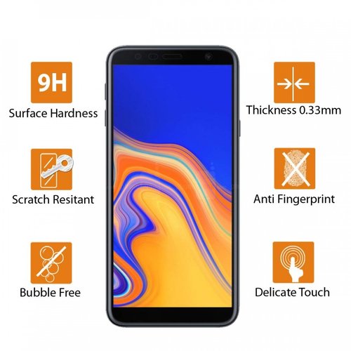 Samsung Galaxy J4 Plus (2018) Screenprotector - Glas
