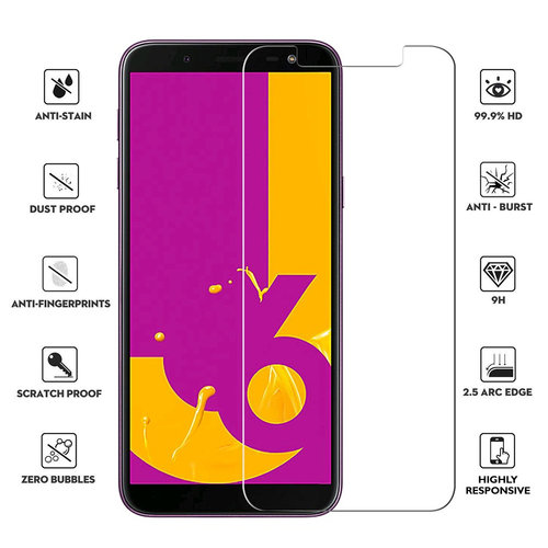 Samsung Galaxy J6 Plus (2018) Screenprotector - Glas