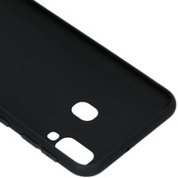 Samsung Galaxy A20 siliconen (gel) achterkant hoesje - Zwart