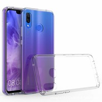 Huawei P Smart Plus (2019) siliconen achterkant hoesje - Transparant