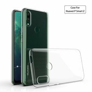 Huawei P Smart Z siliconen achterkant hoesje - Transparant