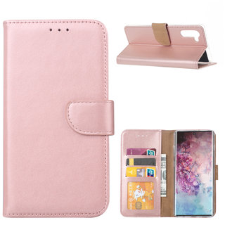 Bookcase Samsung Galaxy Note 10 hoesje - Rosé Goud