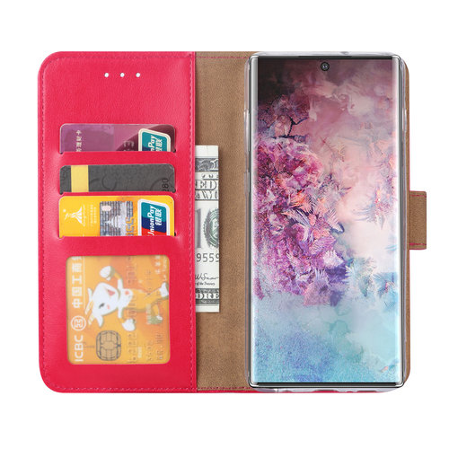 Bookcase Samsung Galaxy Note 10 hoesje - Roze