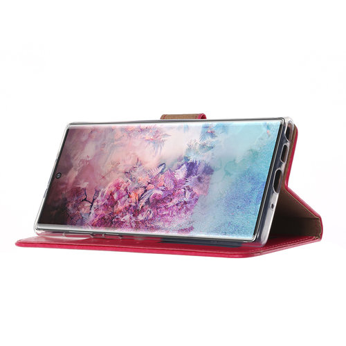 Bookcase Samsung Galaxy Note 10 hoesje - Roze