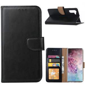 Bookcase Samsung Galaxy Note 10 hoesje - Zwart