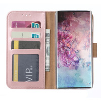 Bookcase Samsung Galaxy Note 10 Plus hoesje - Rosé Goud