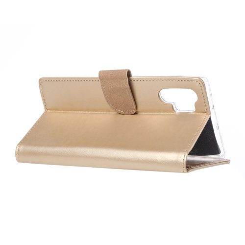 Bookcase Samsung Galaxy Note 10 Plus hoesje - Goud