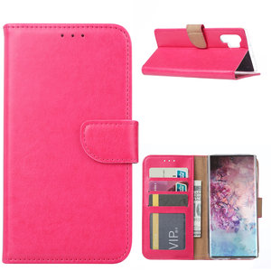 Bookcase Samsung Galaxy Note 10 Plus hoesje - Roze