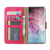 Bookcase Samsung Galaxy Note 10 Plus hoesje - Roze