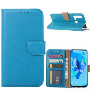 Bookcase Huawei P20 Lite (2019) hoesje - Blauw