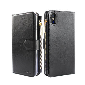 Xssive Portemonnee Case Apple iPhone X hoesje - Zwart