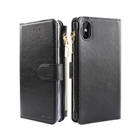 Xssive Portemonnee Case Apple iPhone XS Max hoesje - Zwart