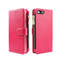 Xssive Portemonnee Case Apple iPhone 7 Plus hoesje - Roze