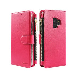 Portemonnee Case Samsung Galaxy S9 hoesje - Roze