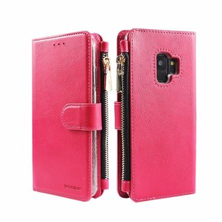 Portemonnee Case Samsung Galaxy S9 Plus hoesje - Roze