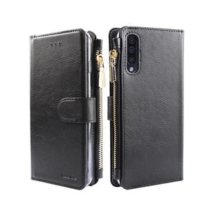 Xssive Portemonnee Case Samsung Galaxy A70 hoesje - Zwart
