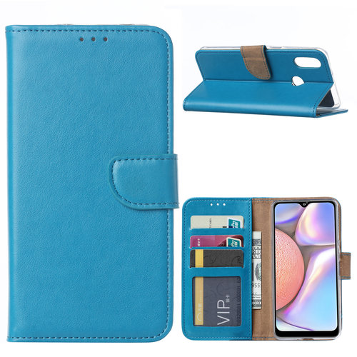 Bookcase Samsung Galaxy A10S hoesje - Blauw