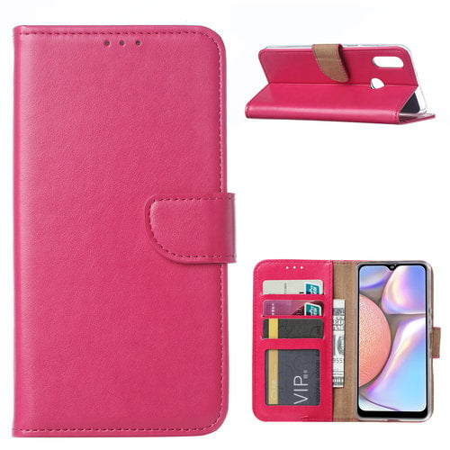 Bookcase Samsung Galaxy A10S hoesje - Roze