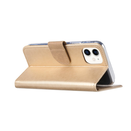 Bookcase Apple iPhone 11 hoesje - Goud