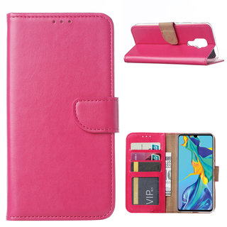 Bookcase Huawei Mate 30 Lite hoesje - Roze