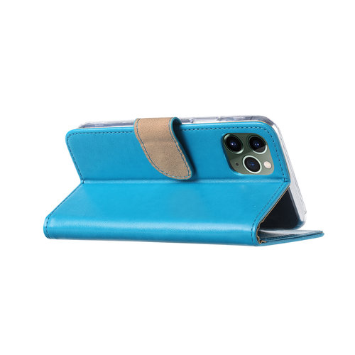 Bookcase Apple iPhone 11 Pro Max hoesje - Blauw