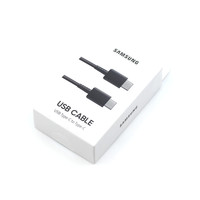 Samsung Originele USB-C / Type-C naar USB-C / Type-C oplaadkabel EP-DA705BBE 1 meter - Zwart