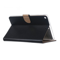 Luxe Lederen Standaard hoes voor de Apple iPad mini 5 (2019) 7.9 inch - Zwart