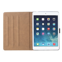 Luxe Lederen Standaard hoes voor de Apple iPad mini 5 (2019) 7.9 inch - Zwart