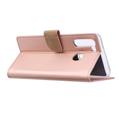 Bookcase Samsung Galaxy A21 hoesje - Rosé Goud