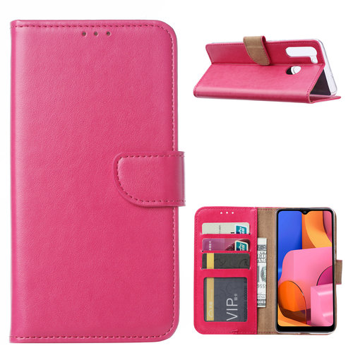 Bookcase Samsung Galaxy A21 hoesje - Roze