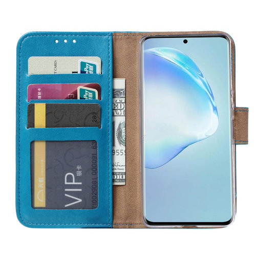 Bookcase Samsung Galaxy S20 hoesje - Blauw