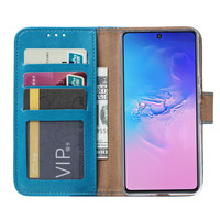 Bookcase Samsung Galaxy S10 Lite hoesje - Blauw