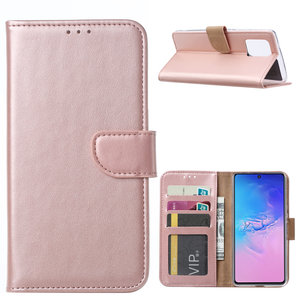 Bookcase Samsung Galaxy S10 Lite hoesje - Rosé Goud