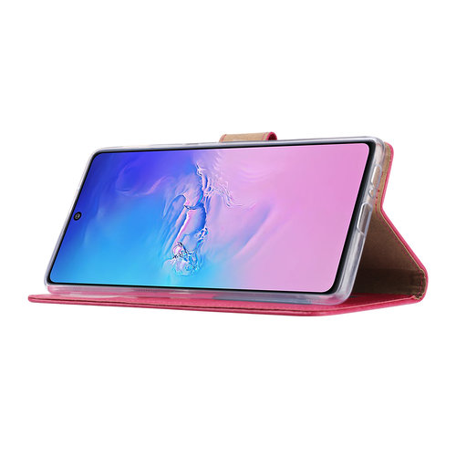 Bookcase Samsung Galaxy S10 Lite hoesje - Roze