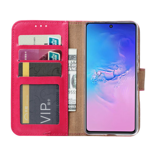 Bookcase Samsung Galaxy S10 Lite hoesje - Roze